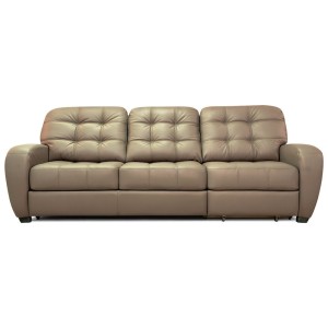 Прямой кожаный диван Бостон - 820175