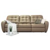 Прямой кожаный диван Бостон  без механизма трансформации натуральный Classic Bianco 085 - 820175 – 3