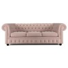 Прямий диван Честерфілд-3 без механізму трансформації натуральний Gianni 123 - 820170 – мініатюра 1