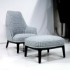 Кресло Брунелло  без пуфа серый Gianni 123 - 113808 – 9