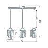 Люстра Candellux 33-53886 Cox хром - 895591 – мініатюра 3