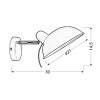 Бра Candellux 21-51448 Durio белый - 895615 – мініатюра 3