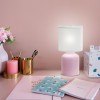 Настольная лампа Candellux 41-79855 Iner белый / розовый - 895323 – мініатюра 3