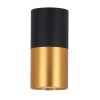 Точечный светильник Candellux 2281728 TUBA черный / золото - 895770 – мініатюра 1