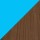 Walnut + Grey Blue
