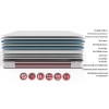Матрас Святогор Вышиванка  70x190 - 896904 – мініатюра 2