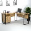Офісний стіл лофт СУЛГ-3 дуб аппалачі - 895260 – мініатюра 2