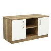 Тумба для взуття ПТ-1 дуб сонома / білий 80х35х45 см - 895249 – мініатюра 1