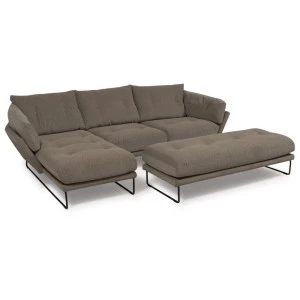 Кутовий диван Brooklyn з пуфом - 101258