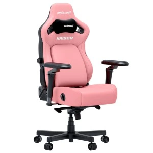 Крісло геймерське ігрове Anda Seat Kaiser 4 V2 Size XL до 180 кг Pink PVC 