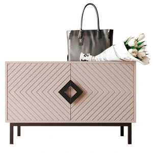 Тумба для взуття Оксфорд чорний метал