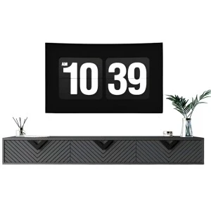 Тумба під ТВ Оксфорд 2 чорні ручки