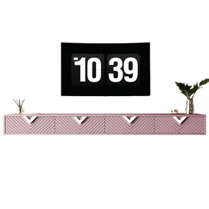 Тумба під ТВ Оксфорд білі ручки