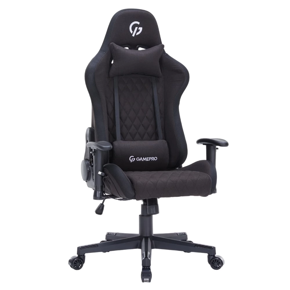 Игровое кресло Gamepro GC700FB RGB Size L Fabric Black черный - 897465 – фото 1 Игровое кресло Gamepro GC700FB RGB Size L Fabric Black черный - 897465 – фото 1