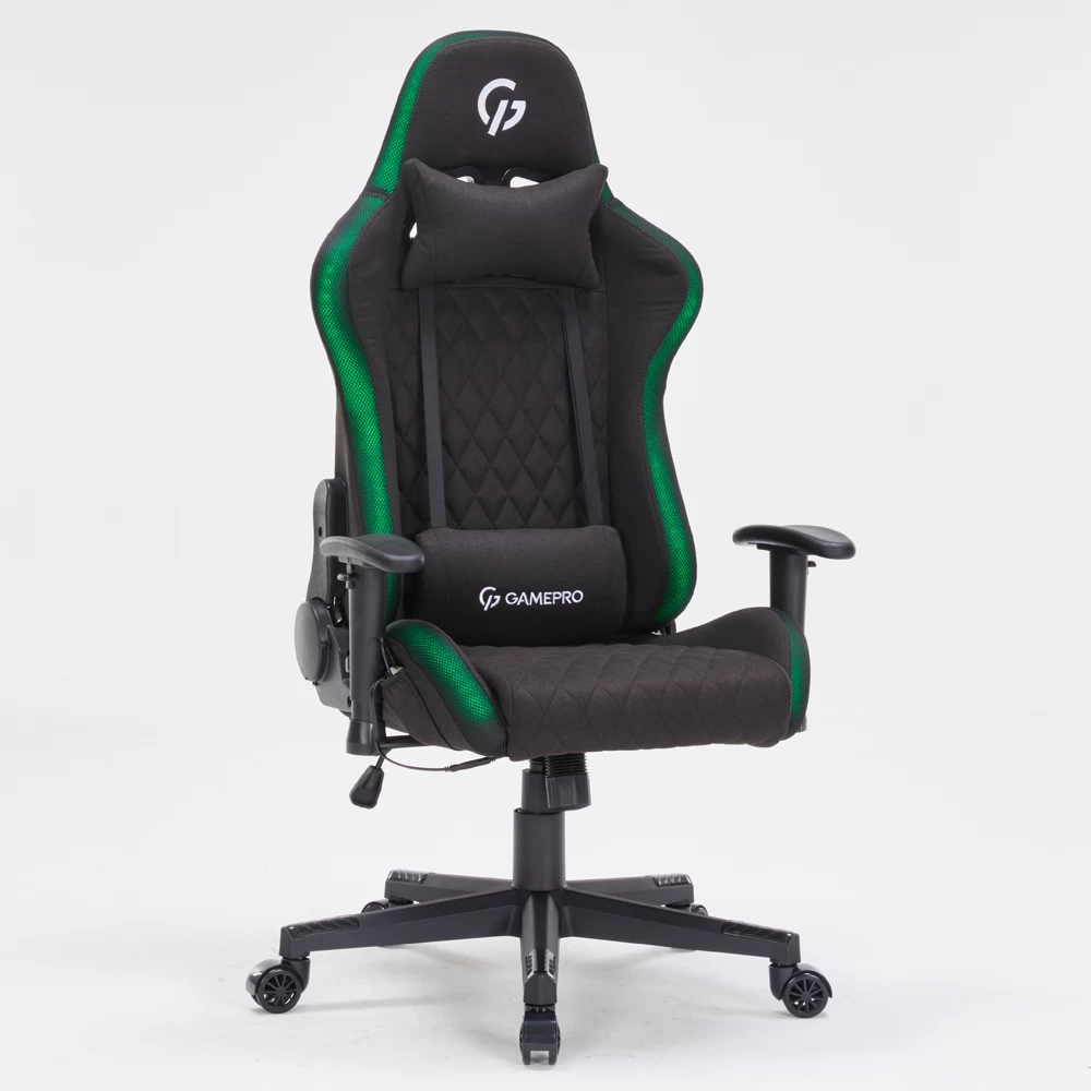 Игровое кресло Gamepro GC700FB RGB Size L Fabric Black черный - 897465 – фото 9 Игровое кресло Gamepro GC700FB RGB Size L Fabric Black черный - 897465 – фото 9