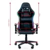 Геймерское кресло GamePro Hero RGB GC-700  Black - 800883 – мініатюра 11