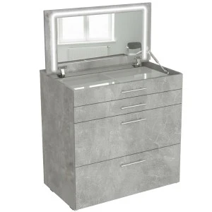 Стол для макияжа с LED подсветкой и розеткой Allis 800