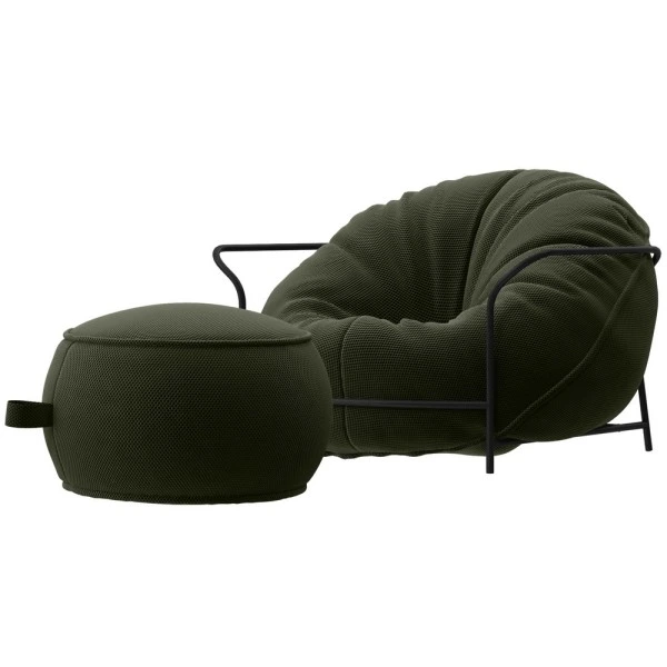 Крісло з каркасом і пуф Uni