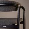 Полубарный стул Mamont soft черный  рогожка Austin 19 - 897075 – мініатюра 6