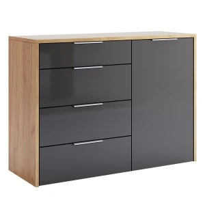 Комод 1 дверь 4 ящика Luna