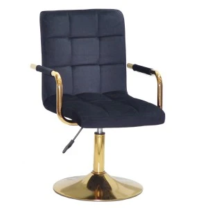 Стілець Tower arm lift gold