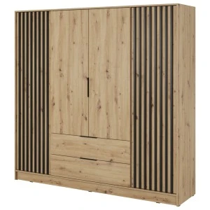 Шкаф четырехдверный с ящиками Nelly 4D