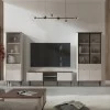 Тумба РТВ со стеклом Marly 12  кашмир/орех - 896994 – мініатюра 3