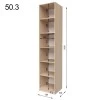 Шкаф Ideal МДФ 50  50.1 ДСП Белый диамант МДФ RAL9003 Фрезерованная V - 897430 – мініатюра 3