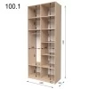 Шкаф Ideal МДФ 100  100.1 ДСП Белый диамант МДФ RAL9003 Фрезерованная V - 897426 – мініатюра 2