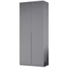 Шкаф Ideal МДФ 100  100.1 ДСП Белый диамант МДФ RAL9003 Фрезерованная V - 897426 – мініатюра 1