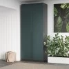 Шкаф Ideal МДФ 100  100.1 ДСП Белый диамант МДФ RAL9003 Фрезерованная V - 897426 – мініатюра 6