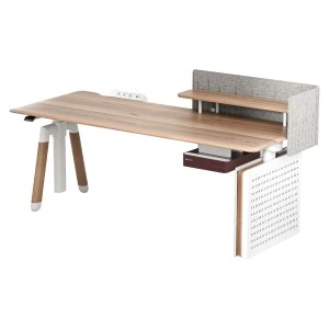 Компьютерный стол с электрорегулировкой высоты Sihoo D07 1.8m Maple/White