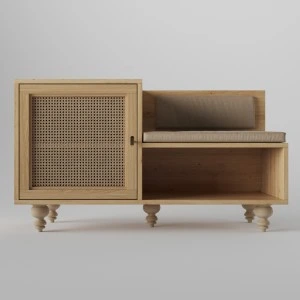 Тумба для взуття Teneta S101 з м'яким сидінням