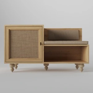 Тумба для взуття Teneta S102 з м'яким сидінням