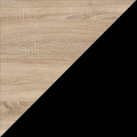 дуб сонома / черный