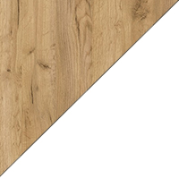 дуб крафт золотий / білі ноги